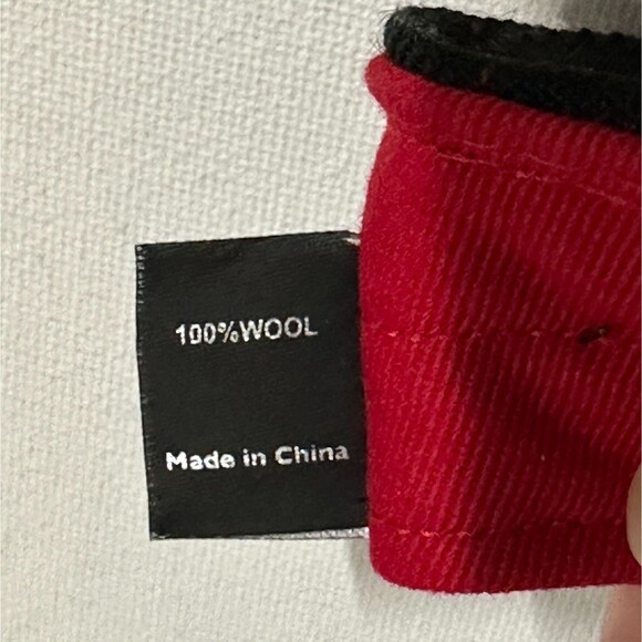 Goorin Bros Hat Red Rooster Black Pinstriped Wool The Farm Snapback Cap - Picture 11 of 11